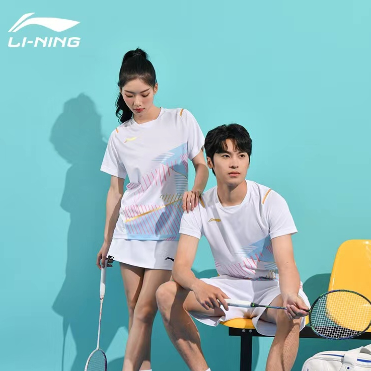 Li Ning Áo Thun Thể Thao Tay Ngắn Thấm Hút Mồ Hôi Nhanh Khô Cho Nam Và Nữ
