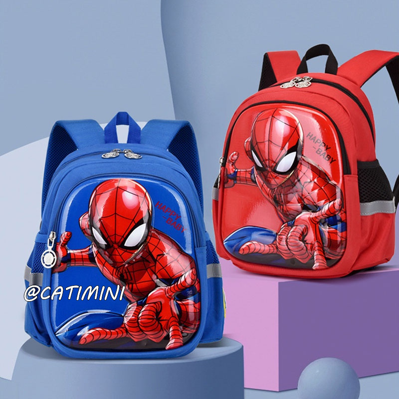 CATIMINI Ba Lô Đi Học Siêu Nhẹ In Họa Tiết Hoạt Hình Xinh Xắn Dành Cho Bé 3-5 Tuổi