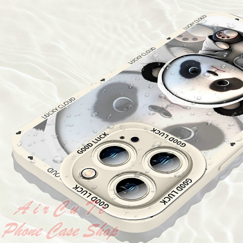 Ốp lưng Samsung J8 J7 Pro Prime 2017 J6 J4 Plus 2018 S21 S20 FE 5G SamsungJ8 SamsungJ7 SamsungJ6 SamsungJ4 SamsungS21 SamsungS20 Big Eye Camera Cute Panda Soft Case