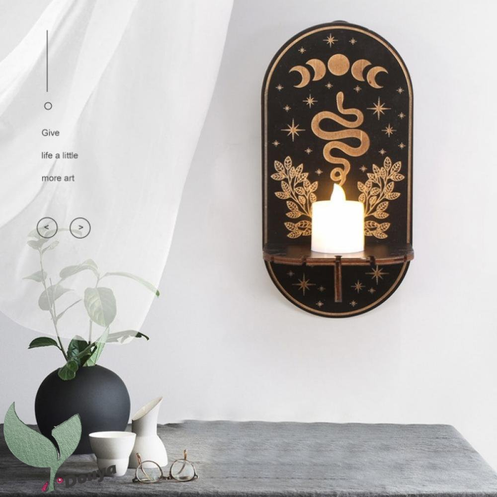 Giá Đỡ Trưng Bày Vòng Cổ Bằng Gỗ Pha Lê Gắn Tường Trang Trí Phòng Khách / Phòng Tắm