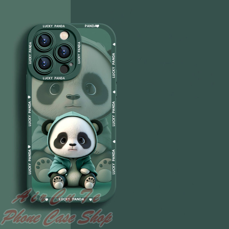 Ốp lưng Samsung J8 J7 Pro Prime 2017 J6 J4 Plus 2018 S21 S20 FE 5G SamsungJ8 SamsungJ7 SamsungJ6 SamsungJ4 SamsungS21 SamsungS20 Big Eye Camera Cute Panda Soft Case