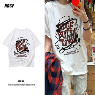 Áo thun RDGF 100% cotton tay ngắn thời trang mùa hè cao cấp trẻ trung dành cho nữ