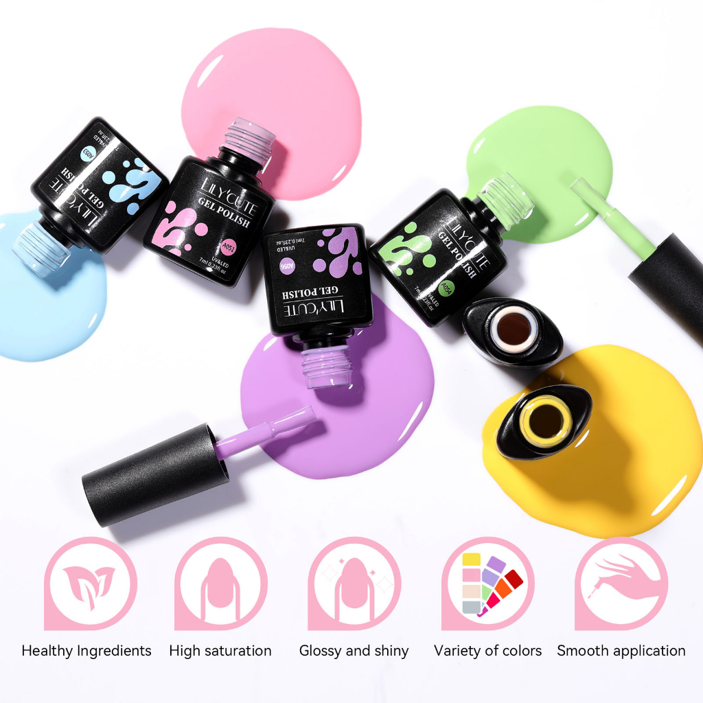 Bộ 12 Lọ Gel Sơn Móng Tay 7ml Màu Macaron Xinh Xắn
