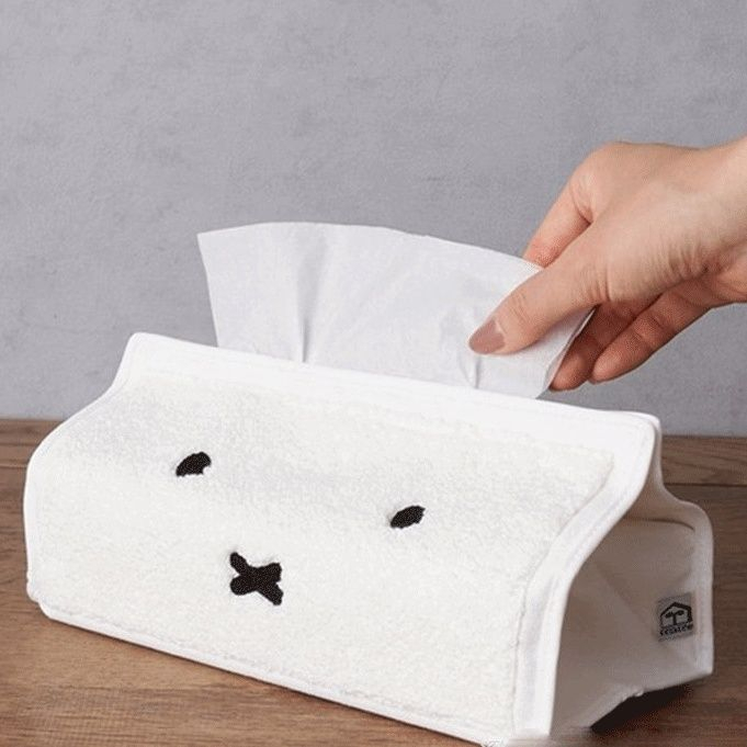 Hộp Đựng Khăn Giấy Hình Thỏ Miffy Dễ Thương Vui Nhộn Phong Cách Nhật Bản