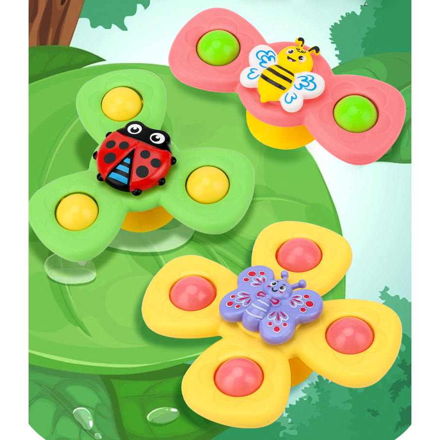 Set 3 Con Quay Đồ Chơi Fidget Spinner KiểU DáNg HoạT HìNh Dễ Thương Cho Bé
