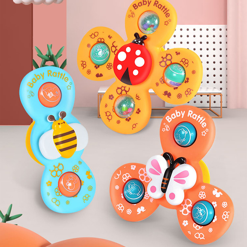 Set 3 Con Quay Đồ Chơi Fidget Spinner KiểU DáNg HoạT HìNh Dễ Thương Cho Bé