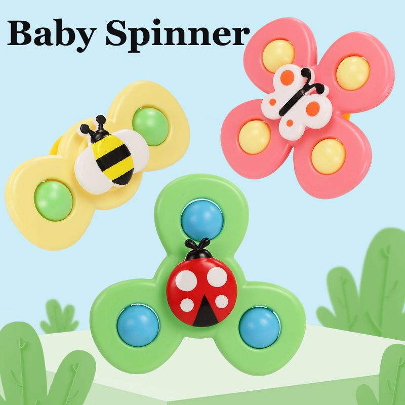 Set 3 Con Quay Đồ Chơi Fidget Spinner KiểU DáNg HoạT HìNh Dễ Thương Cho Bé