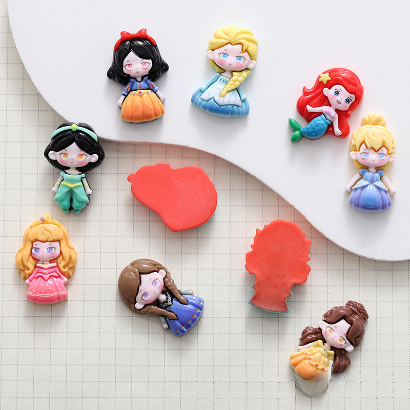 Miếng Dán Trang Trí Điện Thoại Hình Công Chúa Disney diy