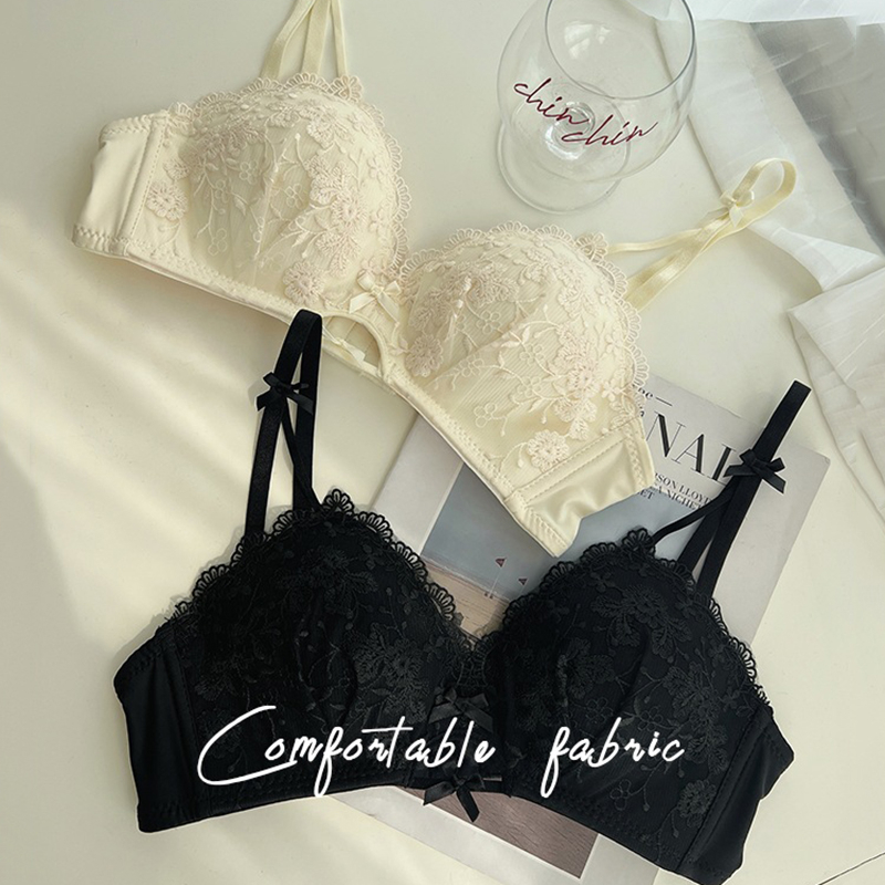 Áo Lót Nâng Ngực Nữ Thêu Ren Không Gọng Chất Lượng Cao
