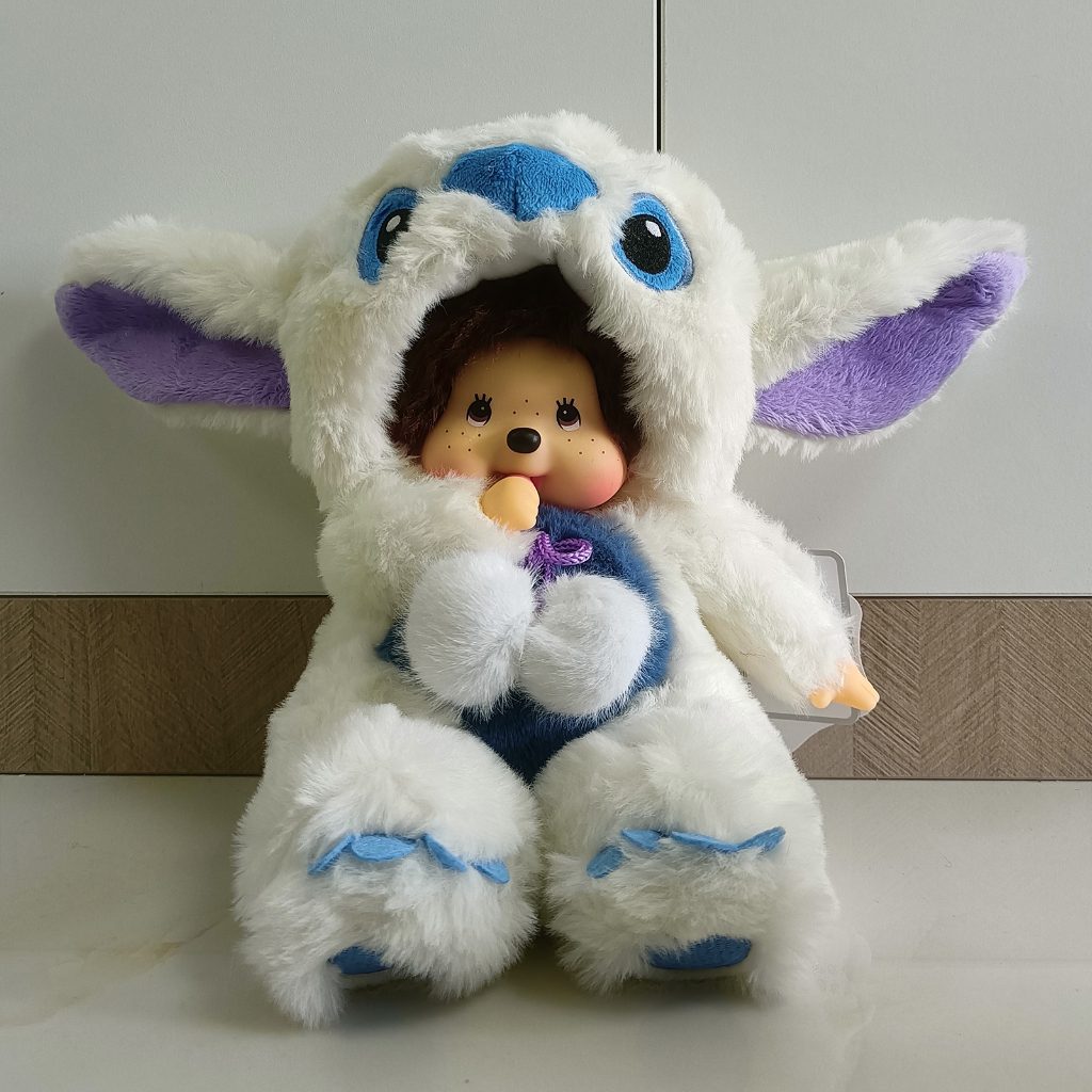 Thú Nhồi Bông Gấu bông Monchichi  Gấu bông Stitch 20CM WHYME