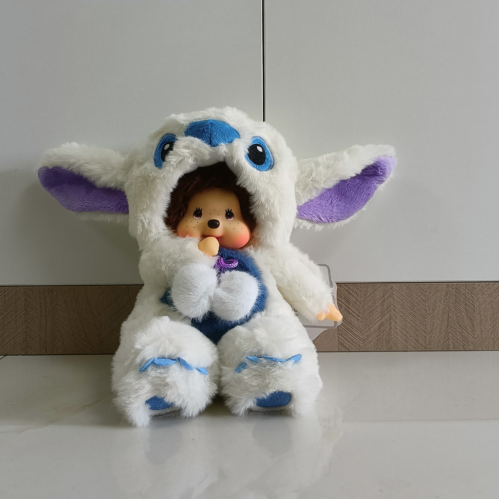 Thú Nhồi Bông Gấu bông Monchichi  Gấu bông Stitch 20CM WHYME