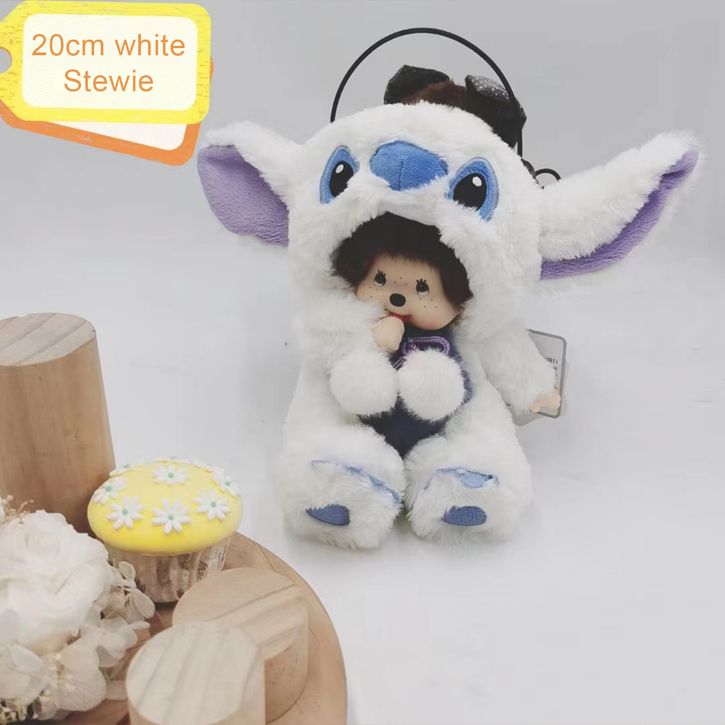 Thú Nhồi Bông Gấu bông Monchichi  Gấu bông Stitch 20CM WHYME