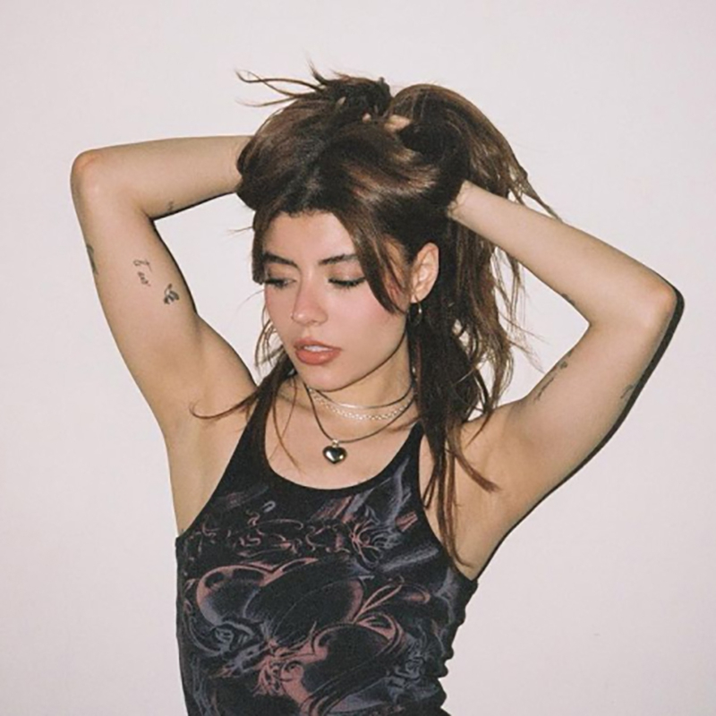 Áo Hai Dây Mùa Hè Dáng Ôm Co Giãn In Họa Tiết Hoa Y2K Cho Nữ