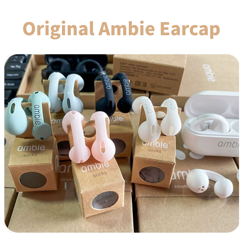 Tai Nghe Bluetooth TWS 2023 Ambie Truyền Âm Qua Xương Tai Không Dây