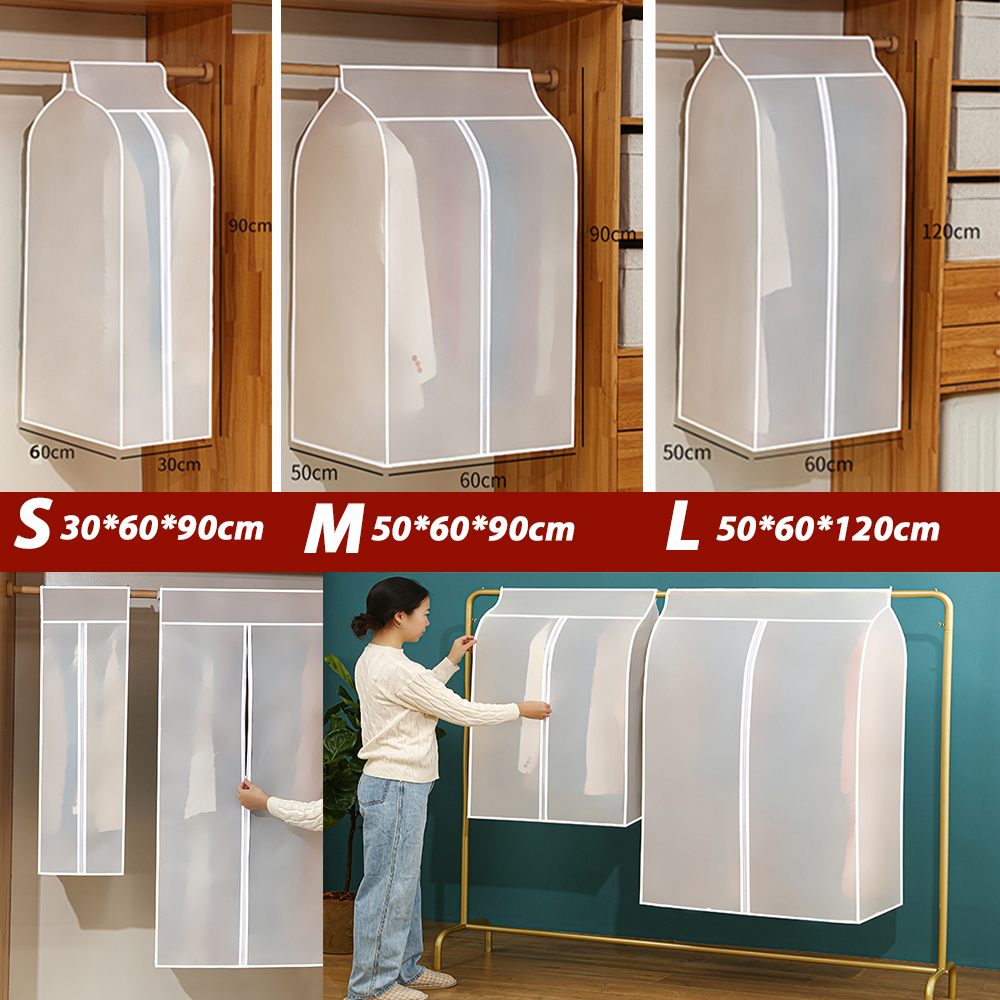 【Dày dặn】Túi bọc bảo vệ quần áo chống bụi chống thấm nước tiện dụng