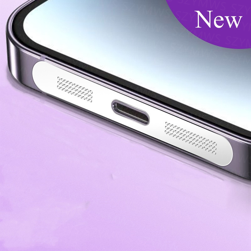 Bộ 2 Miếng Dán Chống Bụi Cho Loa iphone 15 14 13 12 pro max