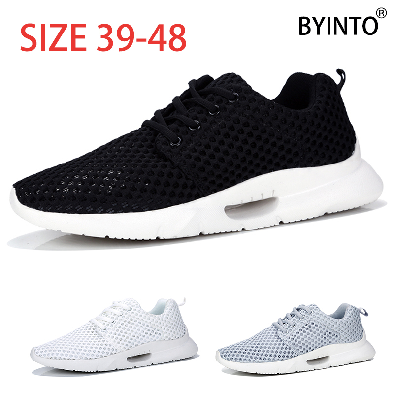Giày Thể Thao Lưới Thoáng Khí Đế Mềm Chống Trượt Cho Nam Size 39-48 2023 Đen