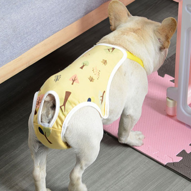 Quần Vệ Sinh Bằng Cotton Có Dây Đeo Tùy Chỉnh Cho Thú Cưng Chó Bull