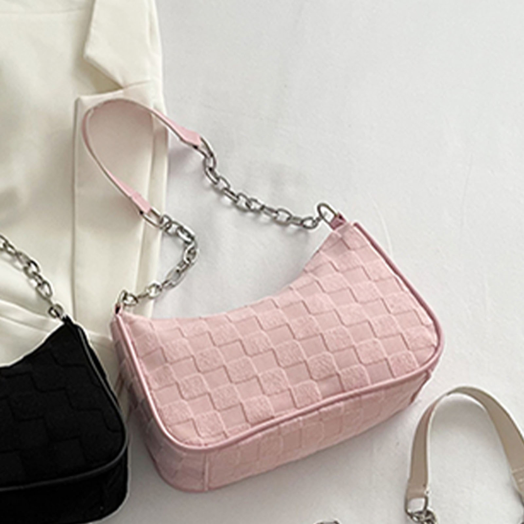 Túi Xách Nữ Đeo Vai Kiểu Dây Xích Thời Trang Cá Tính