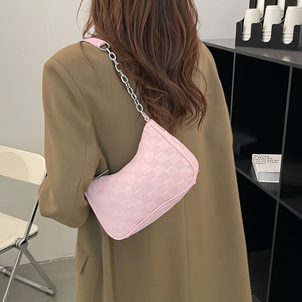 Túi Xách Nữ Đeo Vai Kiểu Dây Xích Thời Trang Cá Tính