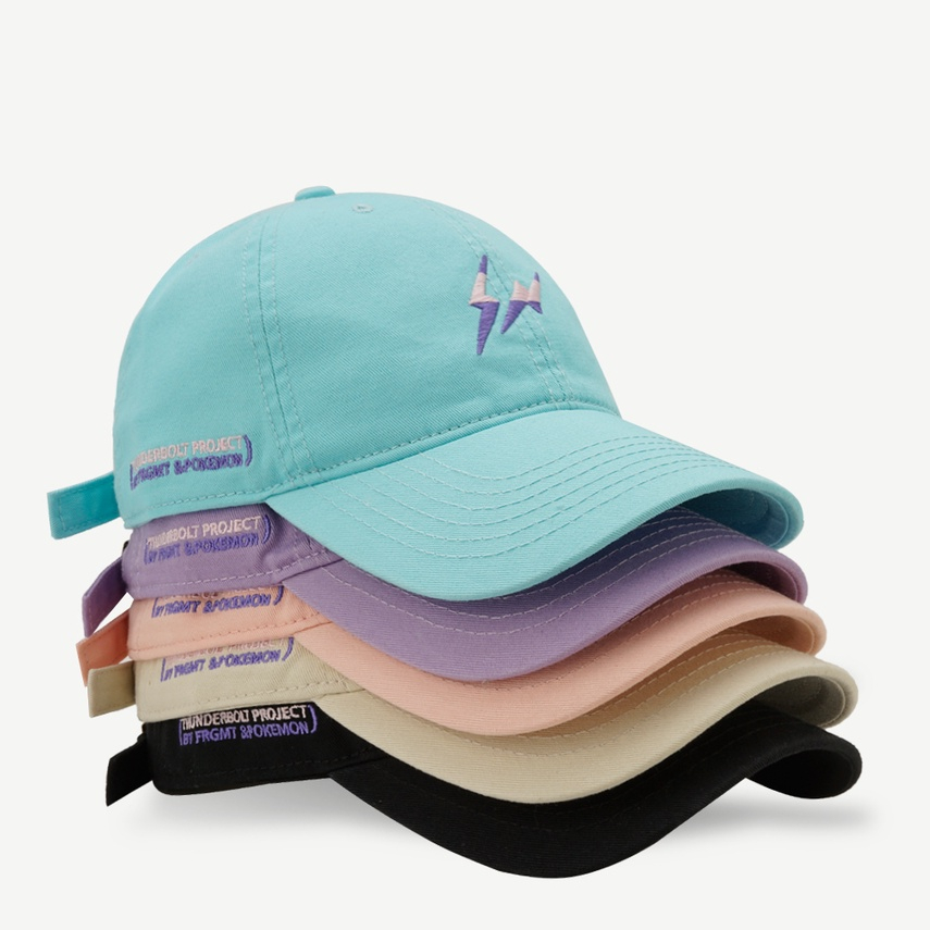 Mũ Lưỡi Trai Thêu Chữ Phong Cách Hàn Quốc Thời Trang Mùa Hè Cho Cặp Đôi