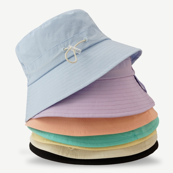 Mũ Tai Bèo Mỏng Chống Nắng Nhanh Khô Màu Sắc Tươi Sáng Phong Cách Harajuku Hàn Quốc Cho Nữ