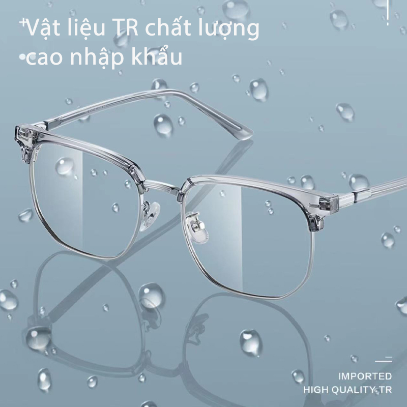 Kính Mát Nửa Gọng Chống Bức Xạ Thời Trang Cho Nam Nữ