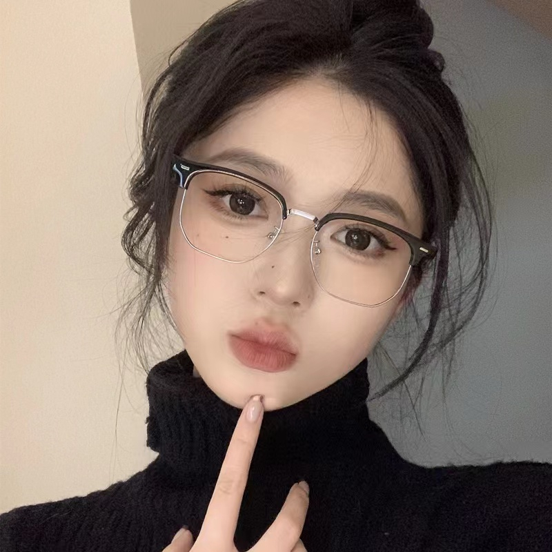 Kính Mát Nửa Gọng Chống Bức Xạ Thời Trang Cho Nam Nữ