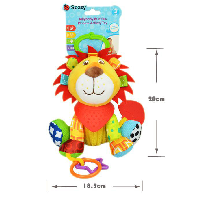 Đồ Chơi Treo Xe Đẩy Em Bé Bằng Vải Cotton Mềm Mại Đa Năng