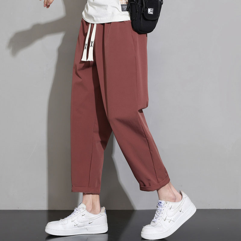 Quần Dài Ống Đứng Dáng Rộng Thoáng Khí Nhanh Khô Thời Trang Mùa Hè Cho Nam