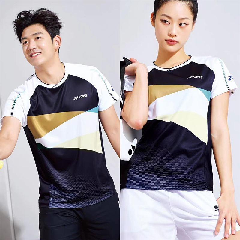Áo Thun Cầu Lông Yonex Tay Ngắn Thấm Hút Mồ Hôi Nhanh Khô Phong Cách Hàn Quốc Cho Nam Và Nữ