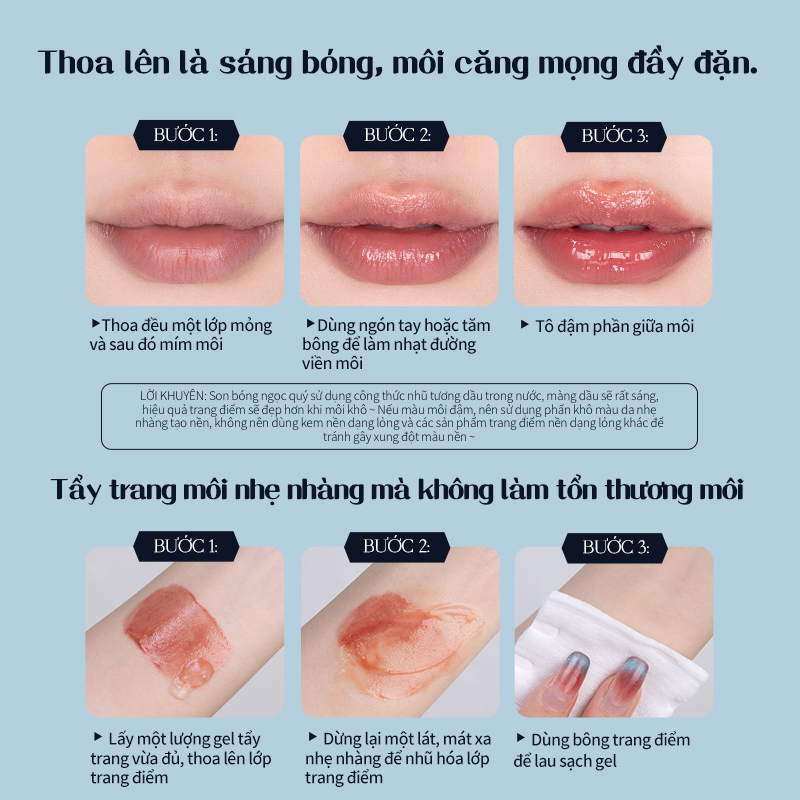 Son Bóng Dạng Lỏng 3.5ml Dòng Nàng Tiên Cá Flower Knows Moonlight