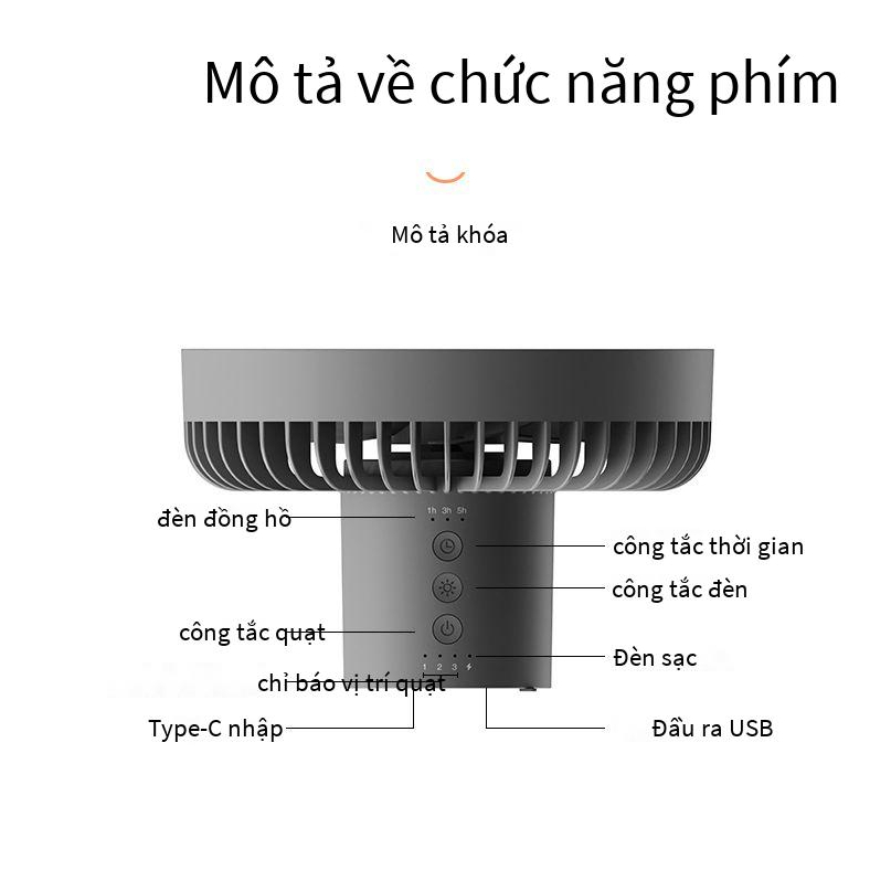 Quạt chiếu sáng ngoài trời Quạt chân máy Quạt chân máy đa chức năng Đèn lều có thể sạc lại Đèn cắm trại ba trong một Quạt sạc đèn chùm cắm trại ánh sáng Quạt cầm tay Quạt để bàn Đèn lều