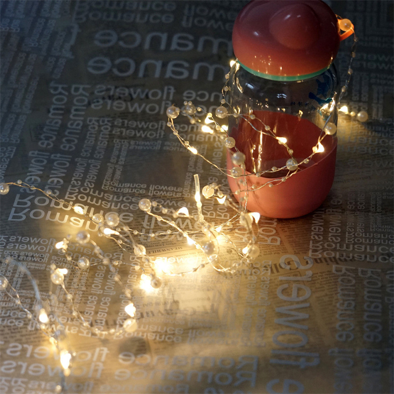 Dây đèn led trang trí fairylight, Đèn Trang Trí Dây 20LED Ánh Sáng Ấm Áp Cho Tiệc Cưới Khu Vườn Nhà Phòng Ngủ Ngoài Trời Trong Treo Tường, trang trí decor phòng Beking G.