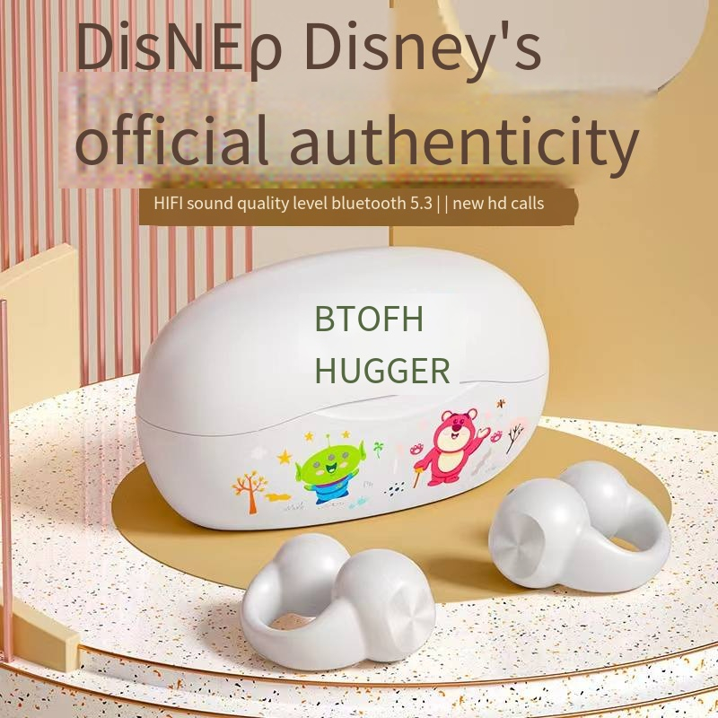 Tai Nghe Bluetooth Không Dây Dạng Kẹp Vành Tai Giá Trị Cao Disney Dành Cho Nam Và Nữ Sinh