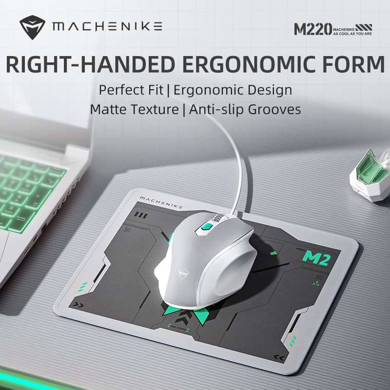 Chuột Gaming Mache Nike M220 Có Dây, 3600Dpi LED NềN Cho Laptop / PC