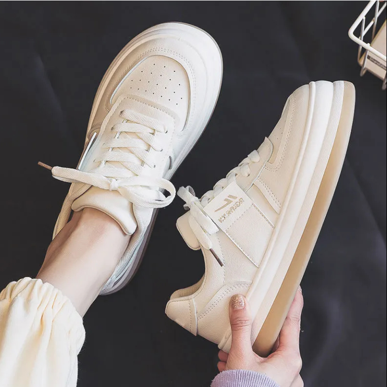 Giày Thể Thao Đế Dày Tăng Chiều Cao Chống Trượt Thoải Mái Thời Trang Bốn Mùa Cho Nữ
