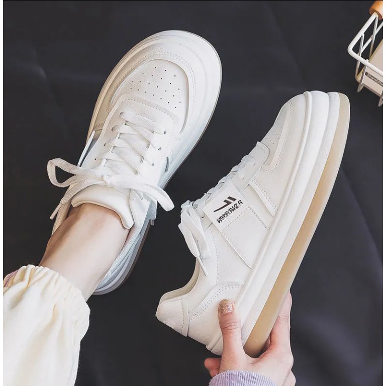 Giày Thể Thao Đế Dày Tăng Chiều Cao Chống Trượt Thoải Mái Thời Trang Bốn Mùa Cho Nữ