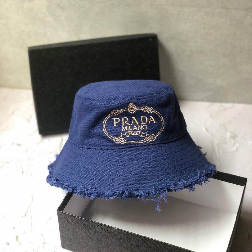 PRADA Nón Tai Bèo Chống Nắng Phong Cách Harajuku Nhật Bản Dễ Phối Đồ