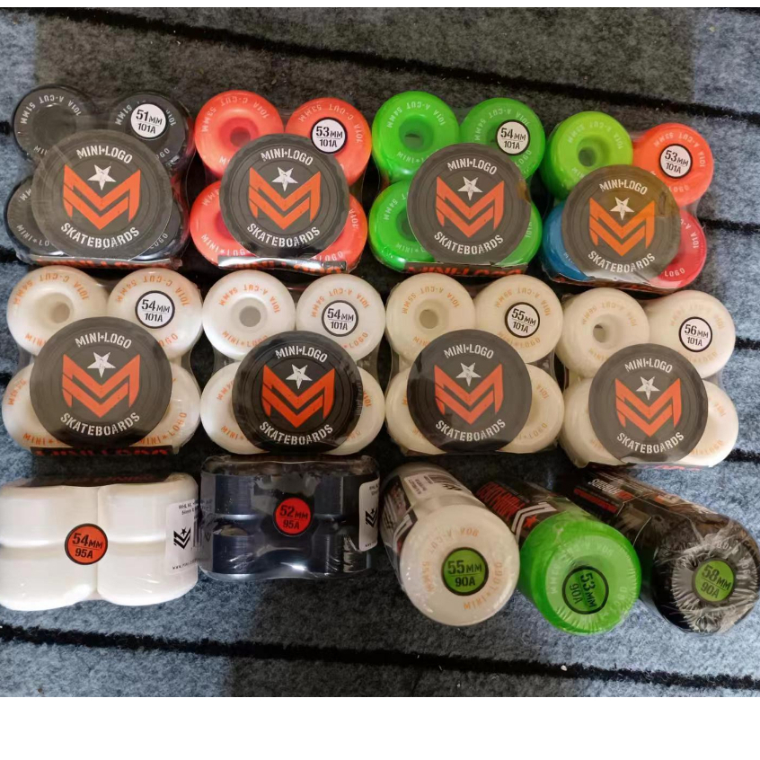 Minilogo Bộ 4 Bánh Xe Ván Trượt 90A 95A101A Chất Lượng Cao