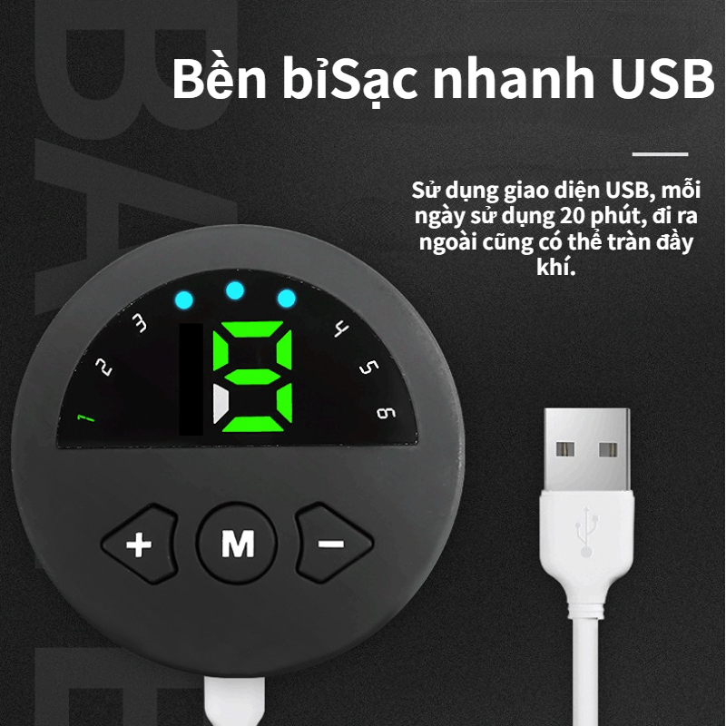 Đai Silicon Mát Xa Eo Thông Minh Tiện Dụng Cho Người Tập Thể Thao