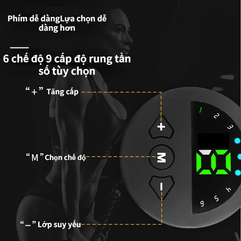 Đai Silicon Mát Xa Eo Thông Minh Tiện Dụng Cho Người Tập Thể Thao