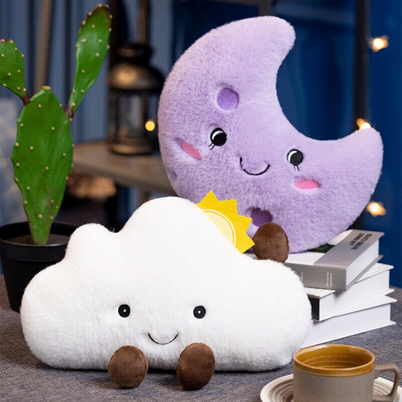 Gối Ôm Nhồi Bông Hình Bầu Trời Đầy Sao Trang Trí Nhà Cửa