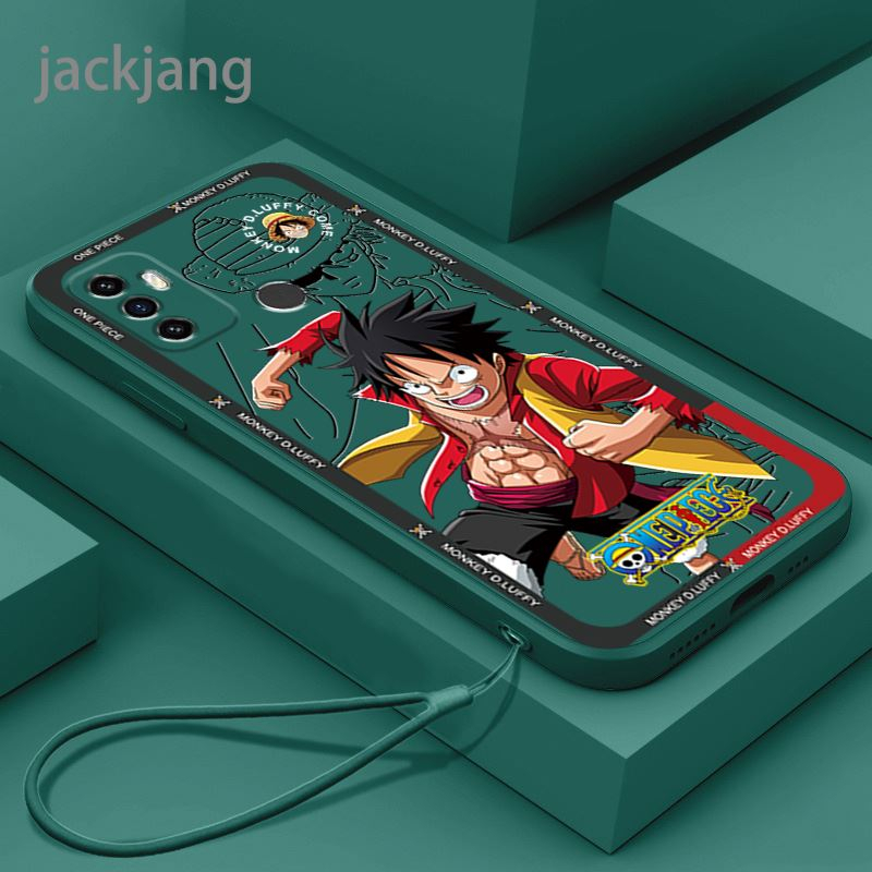 Ốp điện thoại OPPO A53 Ốp điện thoại silicon Thiết kế mới Vỏ One Piece cầu vồng đáng yêu