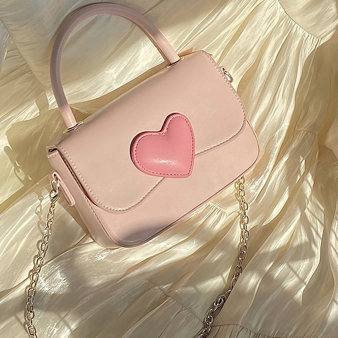 MISCHA Túi Đeo Chéo Hình Vuông Nhỏ Màu Sắc Tương Phản Phong Cách Hàn Quốc Dễ Thương Cho Nữ