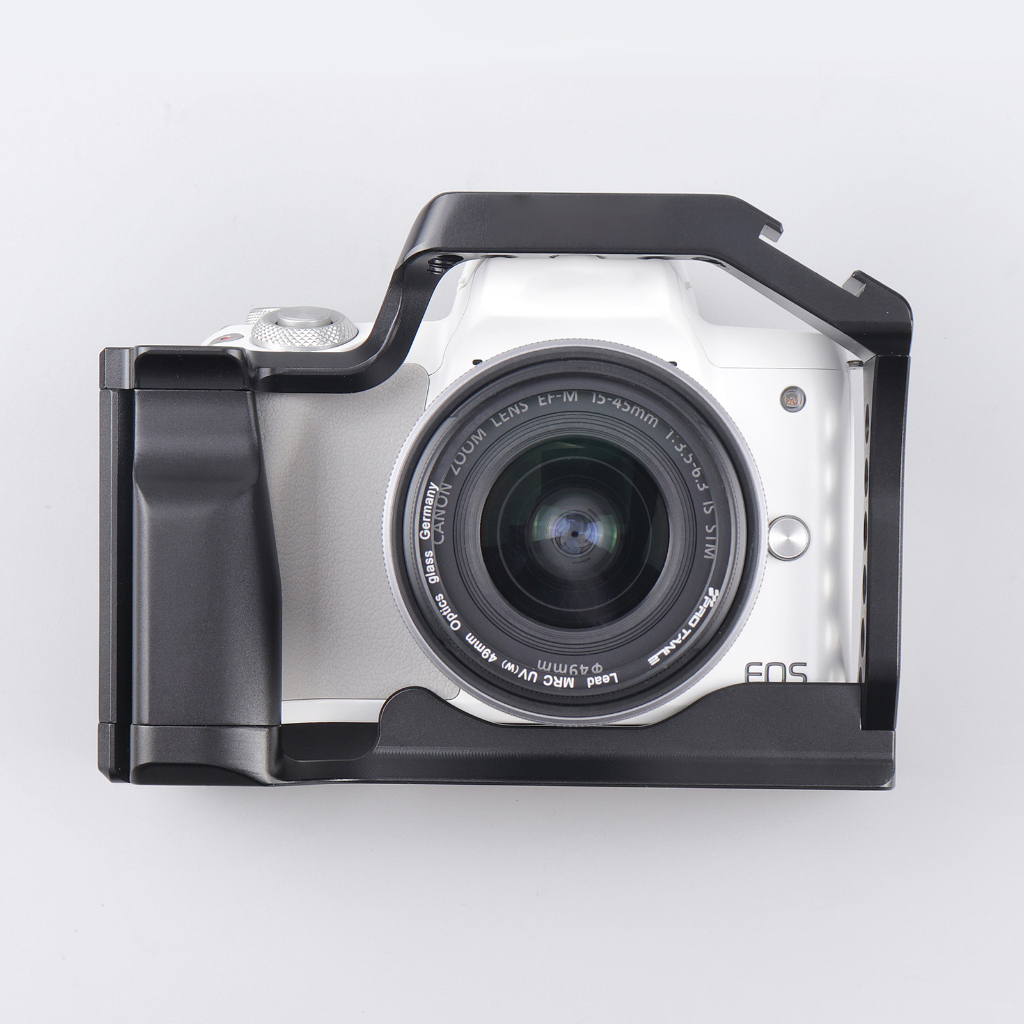 Khung Hợp Kim Nhôm Thay Thế Cho Máy Ảnh Canon M5 M50 M50II Với Lỗ Vít Lạnh 1 / 4 Inch & 3 / 8 Inch