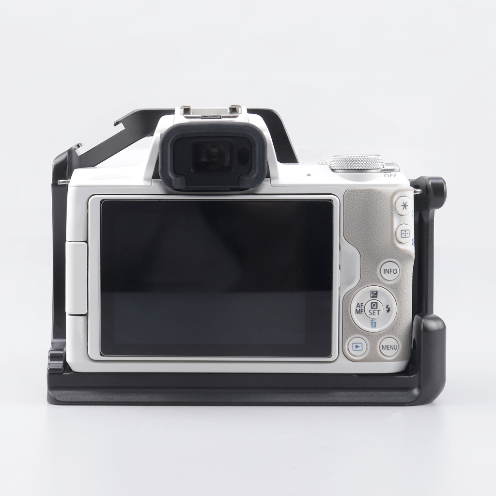 Khung Hợp Kim Nhôm Thay Thế Cho Máy Ảnh Canon M5 M50 M50II Với Lỗ Vít Lạnh 1 / 4 Inch & 3 / 8 Inch
