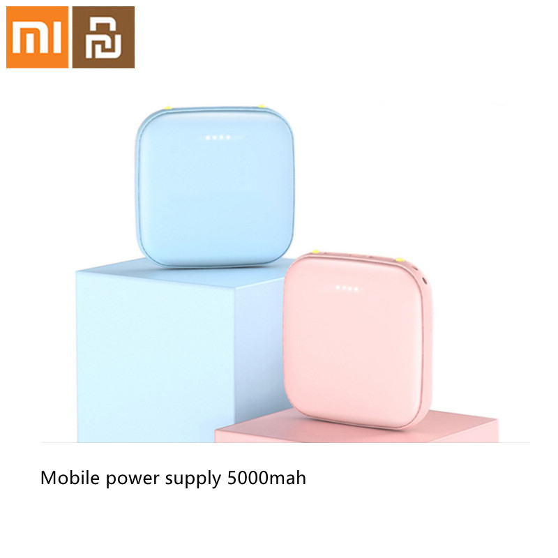 Xiaomi YouPin Sạc dự phòng không dây 5,000mAh Sạc dự phòng nhỏ và tiện lợi Hỗ trợ sạc không dây Android/iPhone