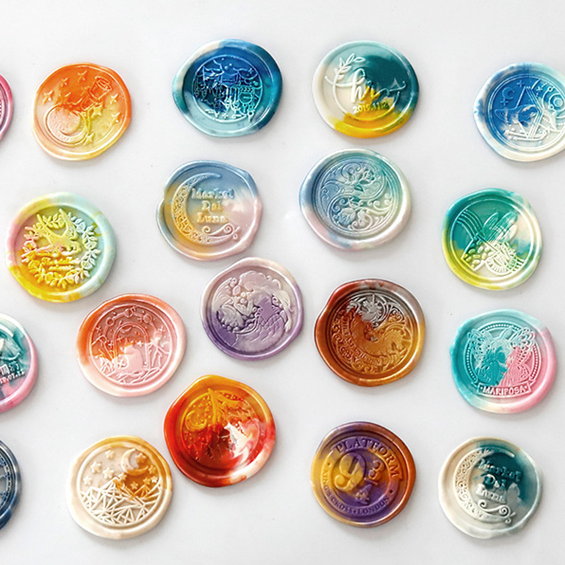 Set 100 SÁP DẤU NHŨ Sealing Wax Con Dấu Sáp Niêm Phong Thiệp Mời Đám Cưới