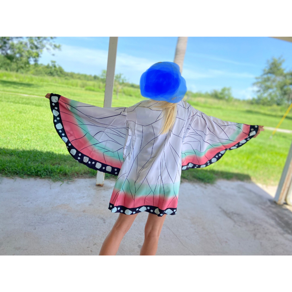 Áo Khoác Kimono Hóa Trang Nhân Vật Kimetsu no Yaiba-Kochou Shinobu